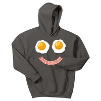 Funny Breakfast Bacon and Eggs Kids Hoodie