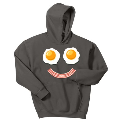 Funny Breakfast Bacon and Eggs Kids Hoodie