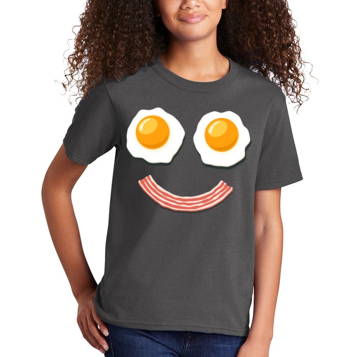 Funny Breakfast Bacon and Eggs Kids T-Shirt