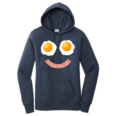 Funny Breakfast Bacon and Eggs Women's Pullover Hoodie