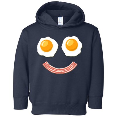 Funny Breakfast Bacon and Eggs Toddler Hoodie