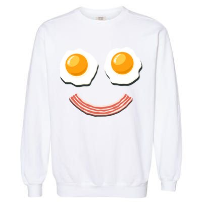 Funny Breakfast Bacon and Eggs Garment-Dyed Sweatshirt