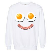 Funny Breakfast Bacon and Eggs Garment-Dyed Sweatshirt