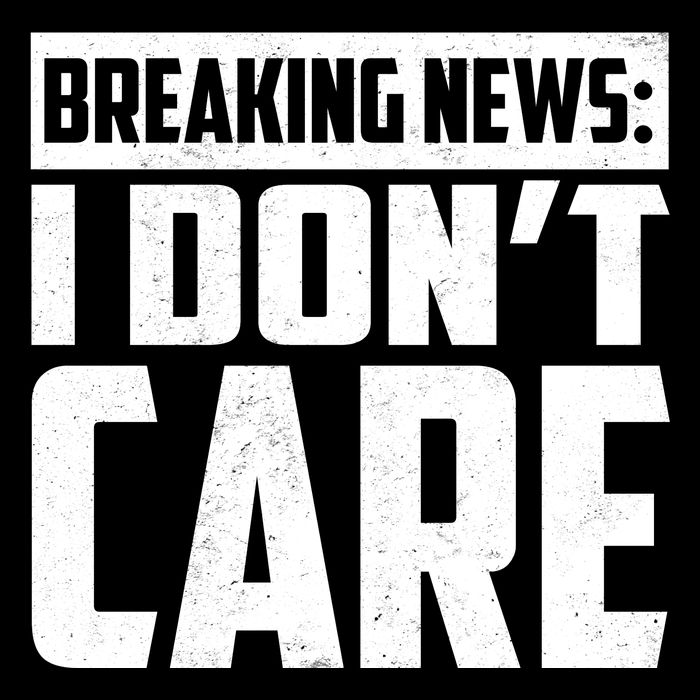 Funny Breaking News I Don't Care Sustainable Bucket Hat
