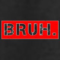 Funny Bruh Meme Garment-Dyed Fleece Hoodie