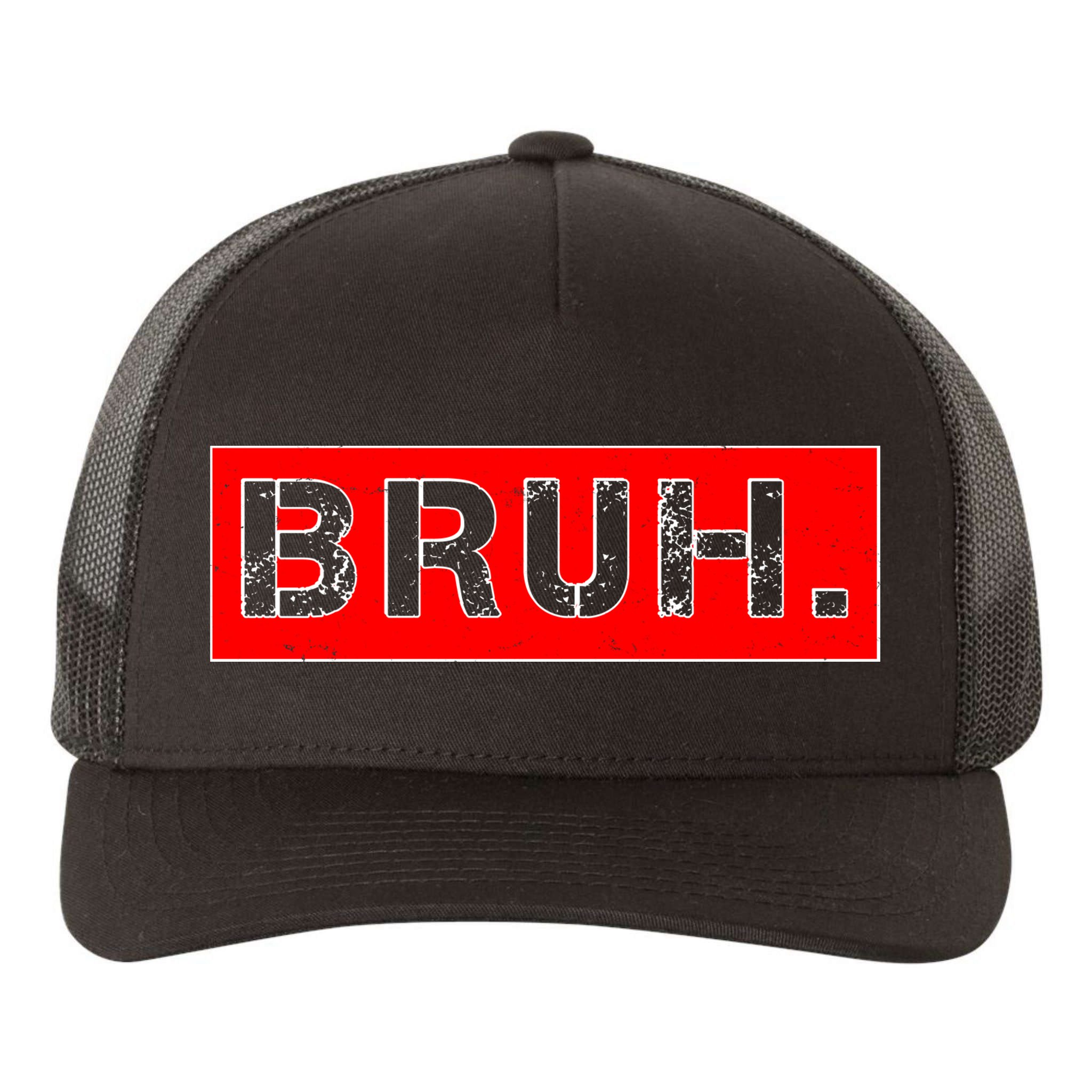 Funny Bruh Meme Yupoong Adult 5-Panel Trucker Hat