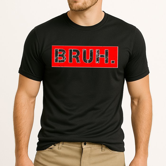 Funny Bruh Meme Performance Shirt