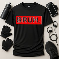 Funny Bruh Meme Performance Shirt