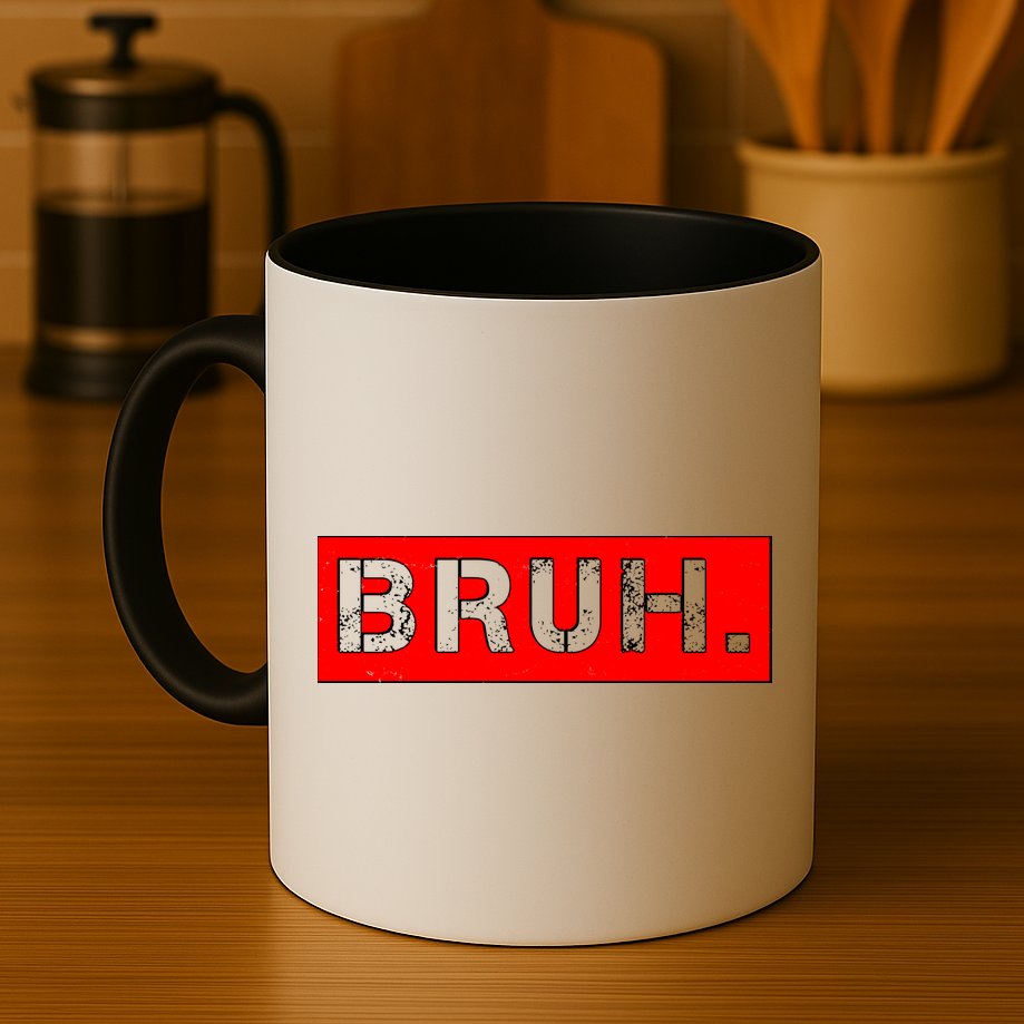 Funny Bruh Meme Mug