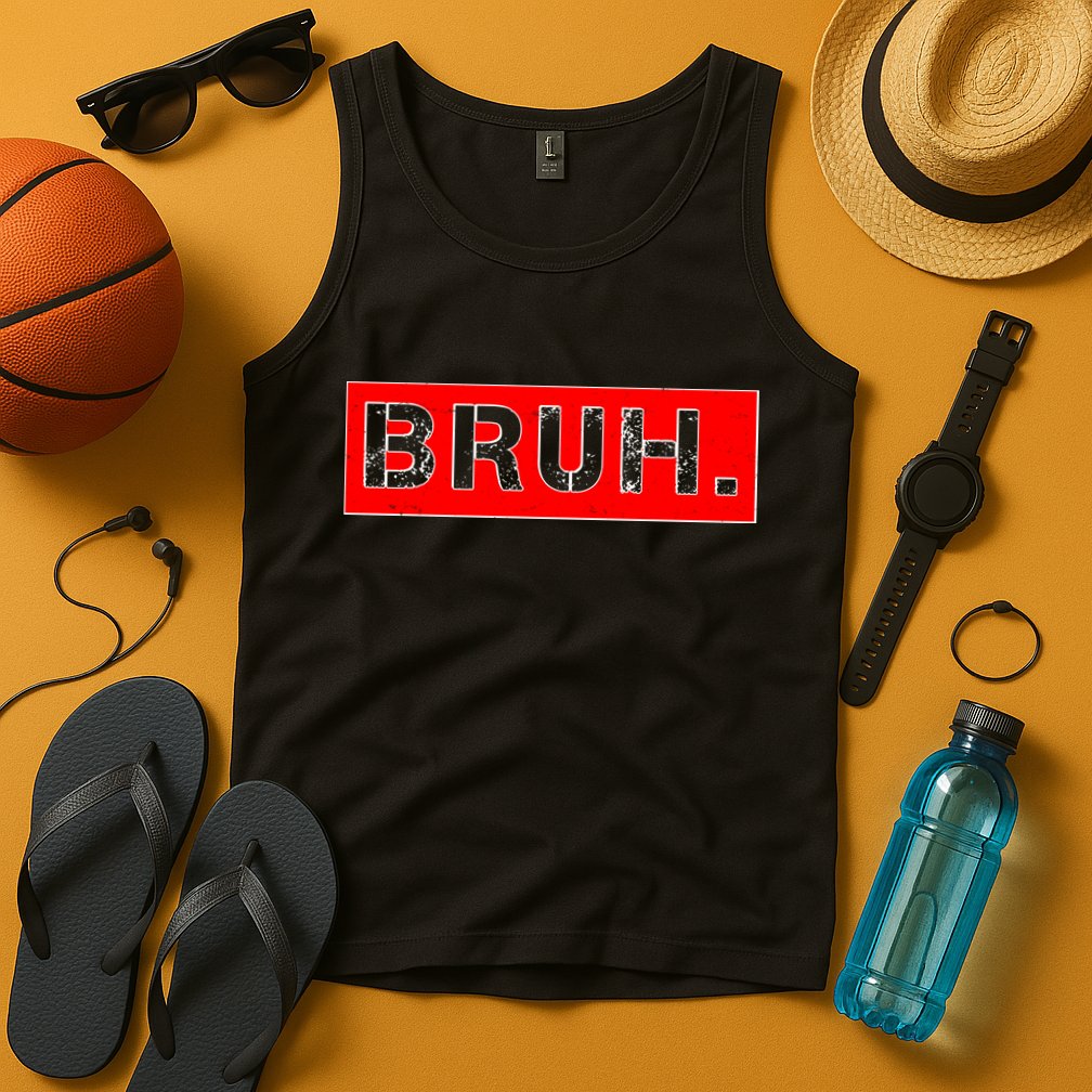 Funny Bruh Meme Tank Top