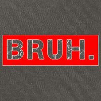 Funny Bruh Meme Cotton Canvas Backpack