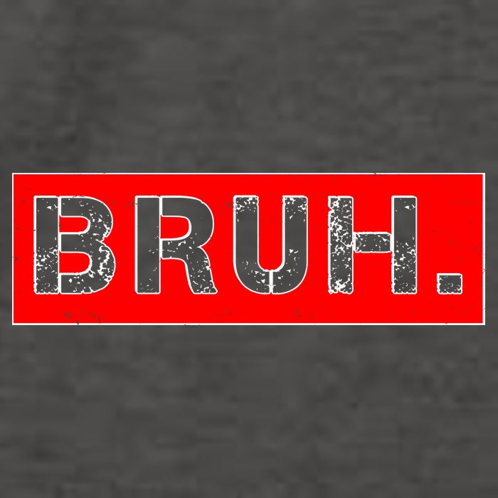 Funny Bruh Meme Vector Backpack