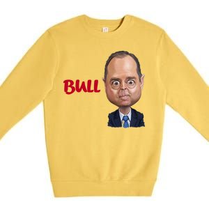 Funny Bull Schiff Meme Adam Schiff Premium Crewneck Sweatshirt