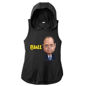 Funny Bull Schiff Meme Adam Schiff Ladies PosiCharge Tri-Blend Wicking Draft Hoodie Tank