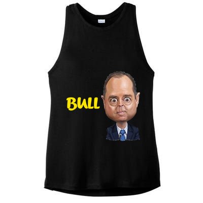 Funny Bull Schiff Meme Adam Schiff Ladies PosiCharge Tri-Blend Wicking Tank