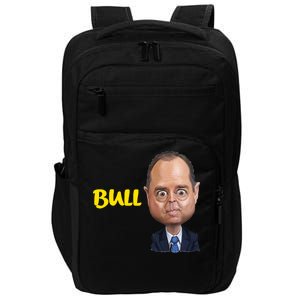 Funny Bull Schiff Meme Adam Schiff Impact Tech Backpack