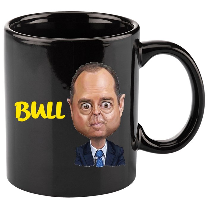 Funny Bull Schiff Meme Adam Schiff 11oz C Handle Ceramic Mug