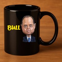 Funny Bull Schiff Meme Adam Schiff 11oz C Handle Ceramic Mug