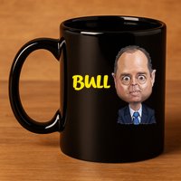 Funny Bull Schiff Meme Adam Schiff 11oz C Handle Ceramic Mug