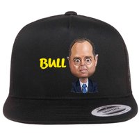 Funny Bull Schiff Meme Adam Schiff Flatbill Hat