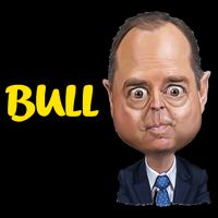 Funny Bull Schiff Meme Adam Schiff Flatbill Hat