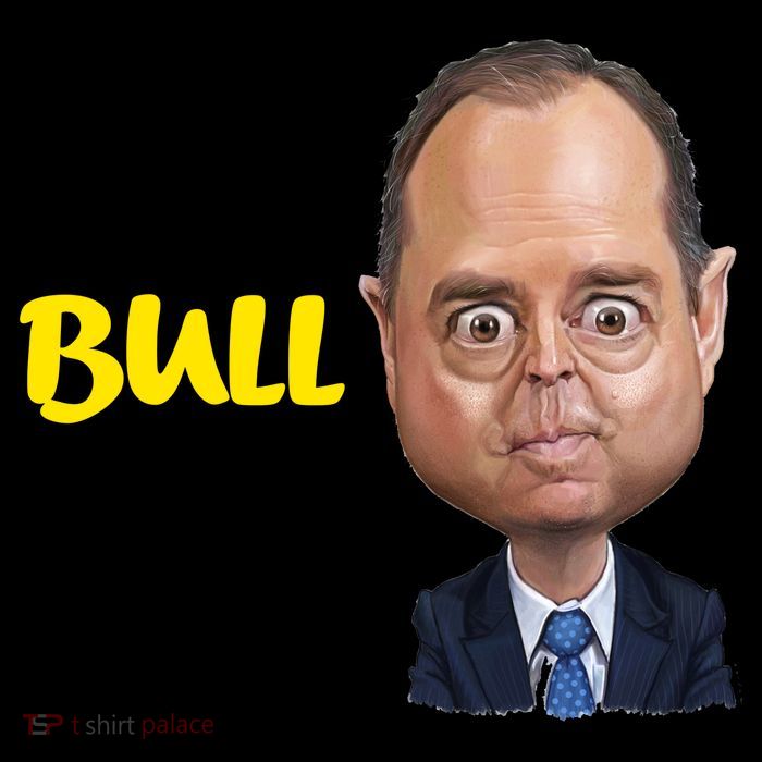 Funny Bull Schiff Meme Adam Schiff Flatbill Hat