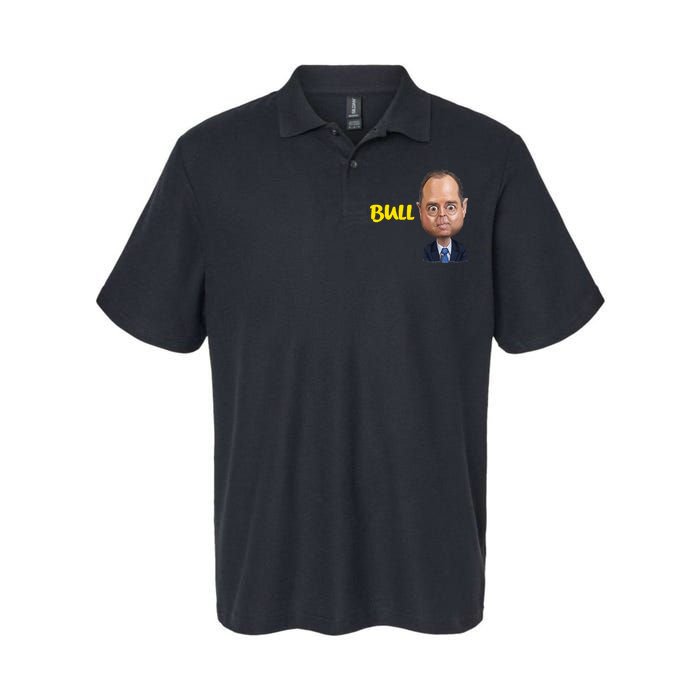 Funny Bull Schiff Meme Adam Schiff Softstyle Adult Sport Polo