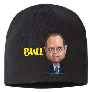 Funny Bull Schiff Meme Adam Schiff Sustainable Beanie