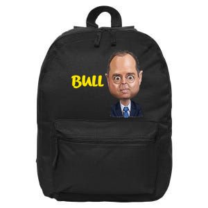 Funny Bull Schiff Meme Adam Schiff 16 in Basic Backpack