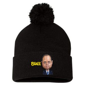 Funny Bull Schiff Meme Adam Schiff Pom Pom 12in Knit Beanie