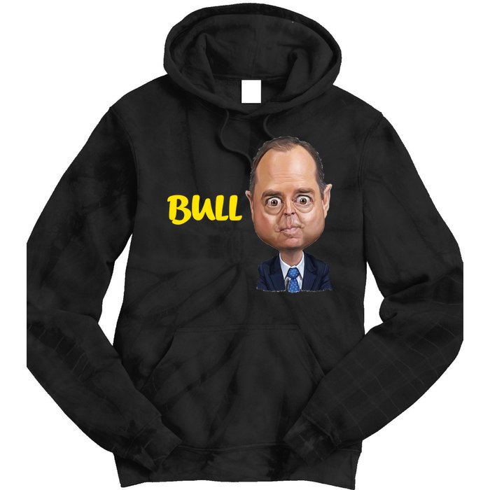 Funny Bull Schiff Meme Adam Schiff Tie Dye Hoodie