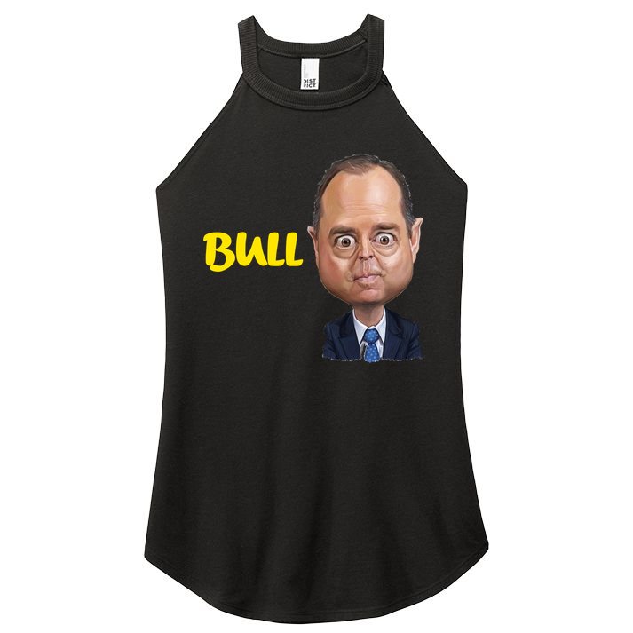 Funny Bull Schiff Meme Adam Schiff Women's Perfect Tri Rocker Tank