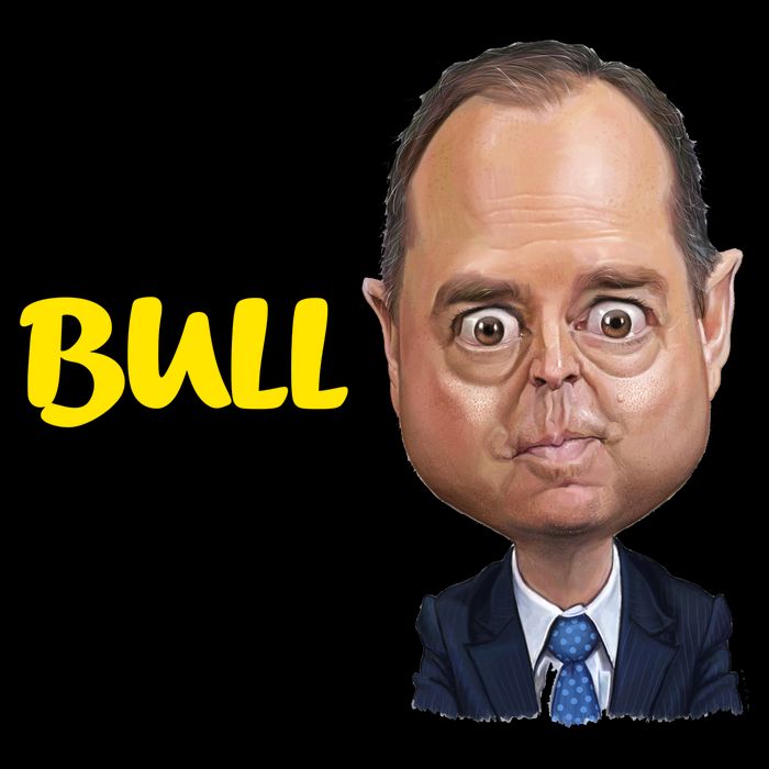 Funny Bull Schiff Meme Adam Schiff Kids T-Shirt