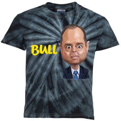 Funny Bull Schiff Meme Adam Schiff Kids Tie-Dye T-Shirt