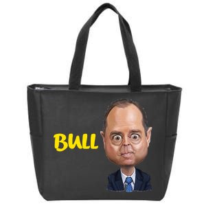 Funny Bull Schiff Meme Adam Schiff Zip Tote Bag