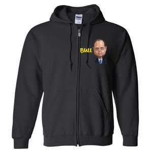 Funny Bull Schiff Meme Adam Schiff Full Zip Hoodie