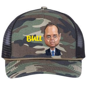 Funny Bull Schiff Meme Adam Schiff Retro Rope Trucker Hat Cap