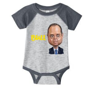 Funny Bull Schiff Meme Adam Schiff Infant Baby Jersey Bodysuit