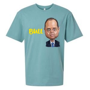 Funny Bull Schiff Meme Adam Schiff Sueded Cloud Jersey T-Shirt