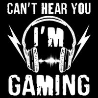 Funny Can't Hear You I'm Gaming Flexfit Unipanel Trucker Cap