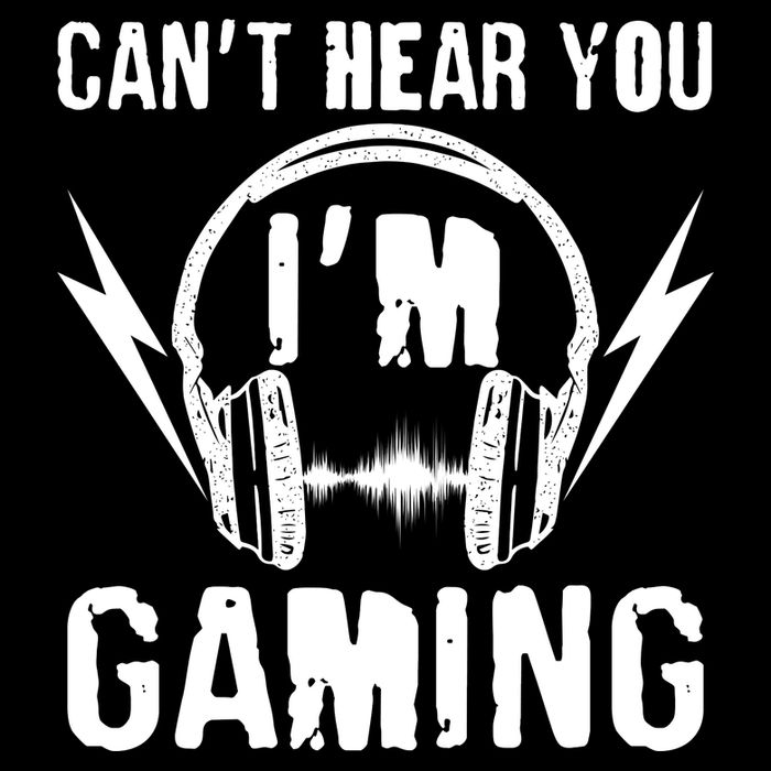 Funny Can't Hear You I'm Gaming Flexfit Unipanel Trucker Cap