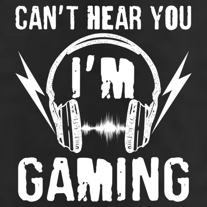 Funny Can't Hear You I'm Gaming Golf Towel