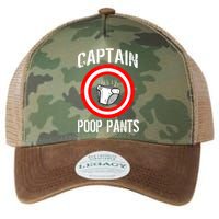 Funny Captain Poop Pants Legacy Tie Dye Trucker Hat
