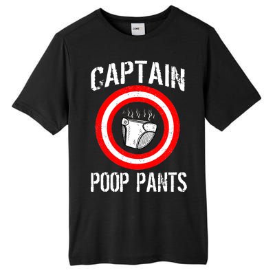 Funny Captain Poop Pants Tall Fusion ChromaSoft Performance T-Shirt