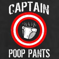 Funny Captain Poop Pants 15oz Campfire Ceramic Mug