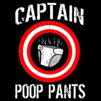 Funny Captain Poop Pants 16oz Travel Tumbler