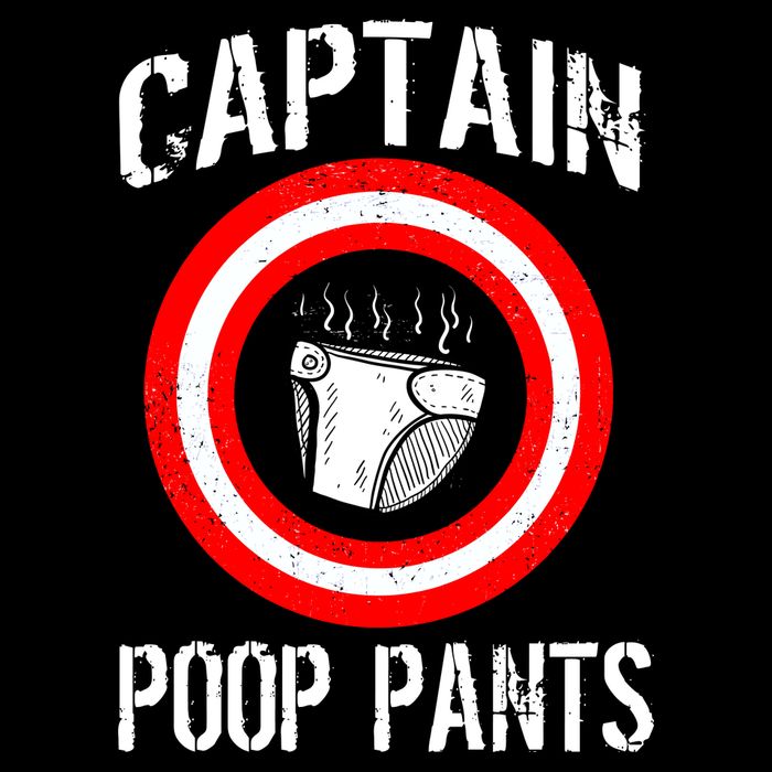 Funny Captain Poop Pants 16oz Travel Tumbler