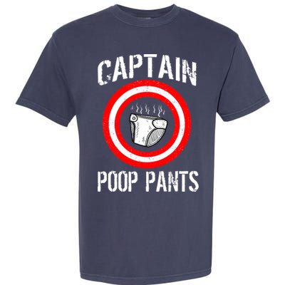 Funny Captain Poop Pants Garment-Dyed Heavyweight T-Shirt