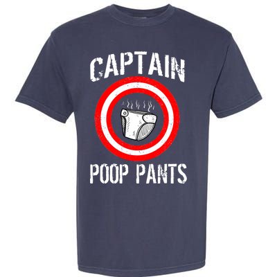 Funny Captain Poop Pants Garment-Dyed Heavyweight T-Shirt