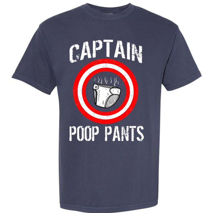 Funny Captain Poop Pants Garment-Dyed Heavyweight T-Shirt